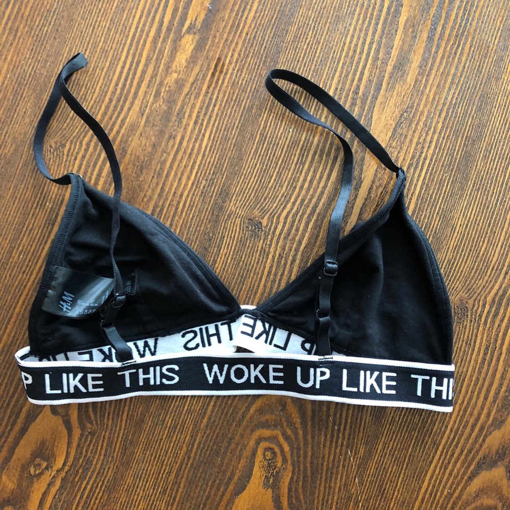 H&M ** I woke up like this Bralette size M /8